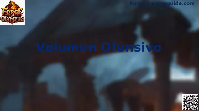 Gráfica analítica de Volumen Ofensivo en Forge of Olympus