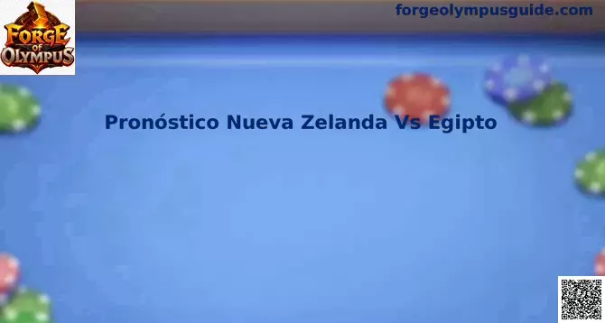 Pronóstico Nueva Zelanda vs Egipto