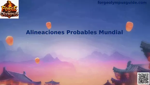 Alineaciones Probables Mundial 2026