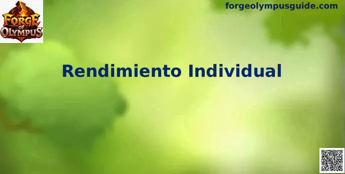 Grafica de Rendimiento Individual en Forge of Olympus