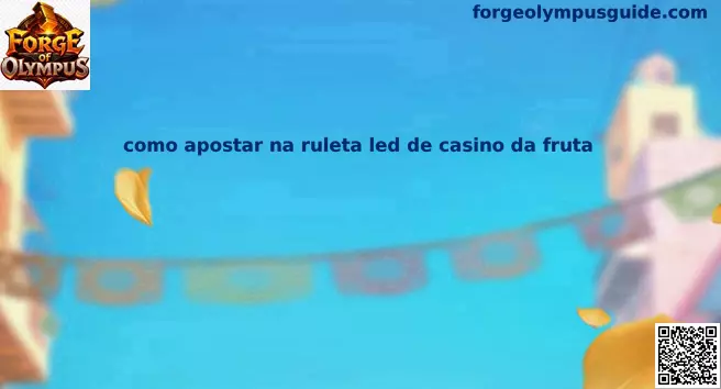 Ruleta LED de casino de frutas