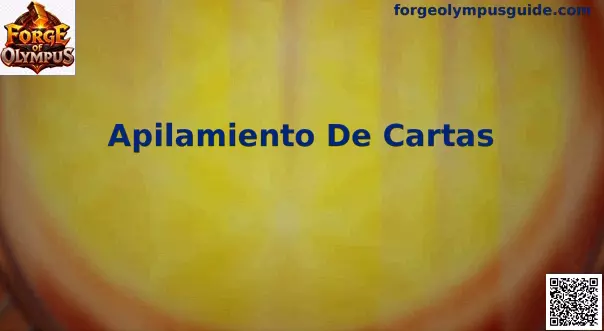 Esquema explicativo sobre el Apilamiento De Cartas y la acumulación de símbolos en Forge of Olympus